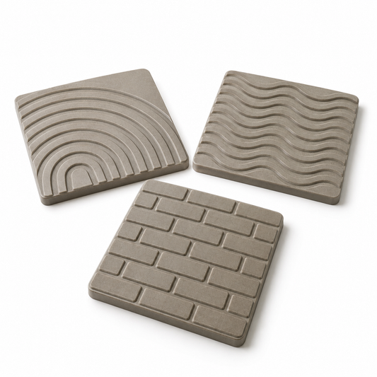 Geometric Texture Rubbing Plates