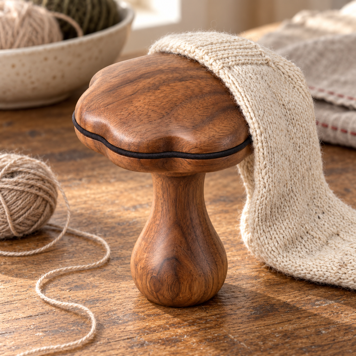 Scallop-Cap Darning Mushroom